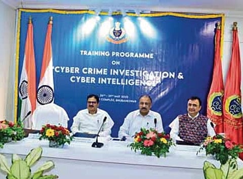 DGP YB Khurania at the workshop on cybercrime investigation and cyber intelligence