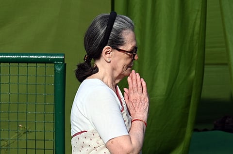 Congress leader Sonia Gandhi.