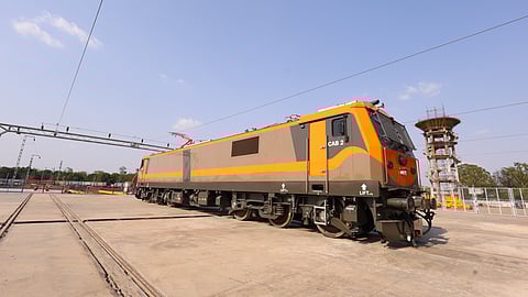 The 9000 HP locomotive is the most powerful single-unit electric engine ever developed for Indian Railways.