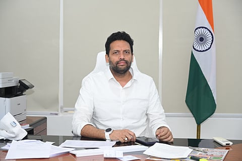 Minister for Industries, Commerce, and Food Processing TG Bharath.