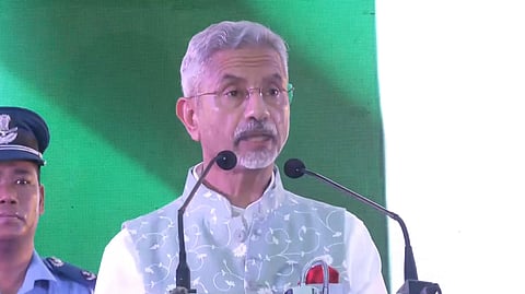 External Affairs Minister S Jaishankar speaks at an event in the Italian embassy in New Delhi on Wednesday, May 29, 2025.