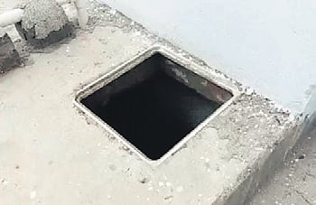 While preparing the midday meal, the staff drew water from the kitchen tank and noticed it was milky in appearance and emitted a strong odour.