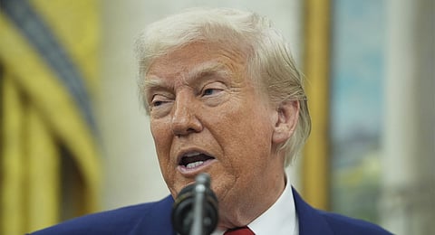 US President Donald Trump