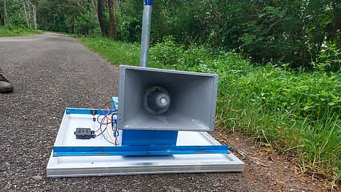 The siren system is being installed across 12 conflict zones in Virajpet limits.