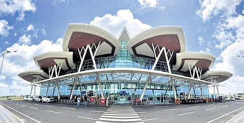 A view of Shivamogga airport