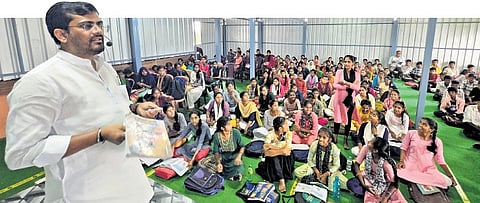 The BJP MLA, who started his career as a general medicine doctor at a government taluk hospital, is a guru to many students.