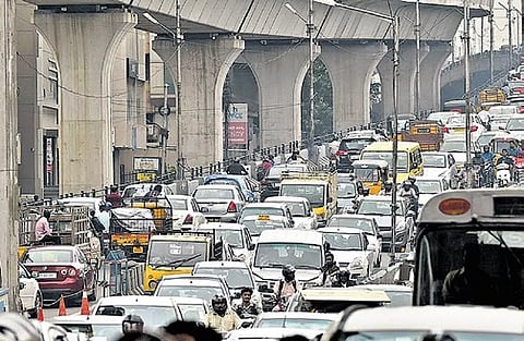 The advisory outlines specific traffic diversions and parking arrangements to ensure smooth movement and public safety during the event.