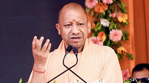 CM Yogi congratulated Prime Minister Modi on behalf of the UP government for ushering in a "golden era of development."