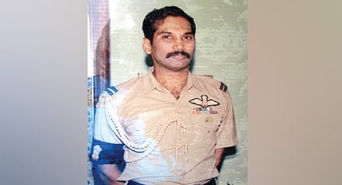 Civil Supplies and Irrigation Minister N Uttam Kumar Reddy during his stint at the Indian Air Force.