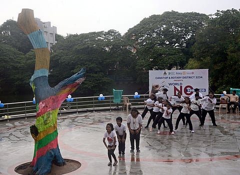 The event was held on Friday at Anna Nagar Tower Park