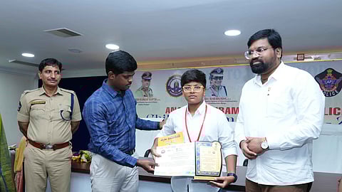 The closing ceremony of the Summer Special Camp organized for the children of police.