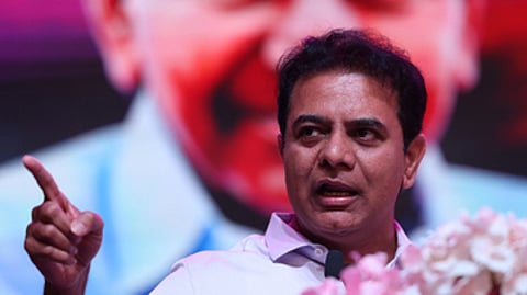 BRS Working President KT Rama Rao.