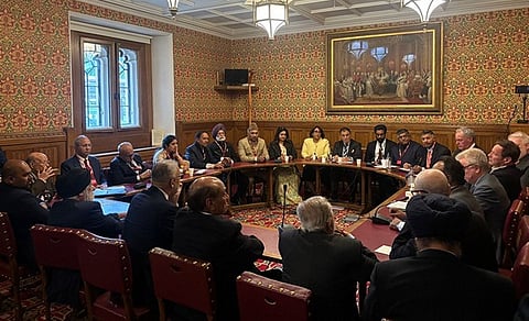 All-party delegation led by BJP MP Ravi Shankar Prasad meets All-Party Parliamentary Group (APPG)-India.