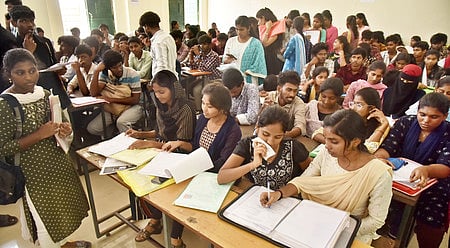 Students awaiting their Plus II scores were asked to fill up their CAFs for UG admission by choosing the ‘appeared’ option in the application form.