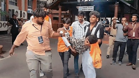 Fans gathered in large numbers during the Royal Challengers Bengaluru felicitation ceremony in Bengaluru