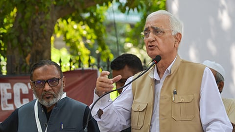 Senior Congress leader Salman Khurshid