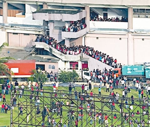 The DC on Thursday inspected the different gates at the stadium where the deaths and injuries were reported and said the probe report will be submitted in 15 days.