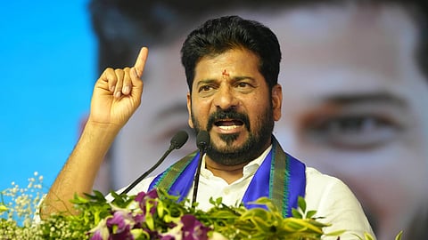 Telangana Chief Minister A Revanth Reddy addressed a public meeting.