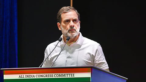 Congress leader Rahul Gandhi.
