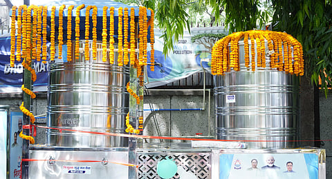 Each water ATM will have a minimum storage capacity of 500 litres and will be constructed using stainless steel.