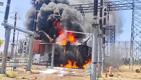 The substation with a capacity of 400/230 110 KW belonging to Tangedco was established in 2014 and has been transforming electricity from renewable energy farms such as windmills and solar panels.