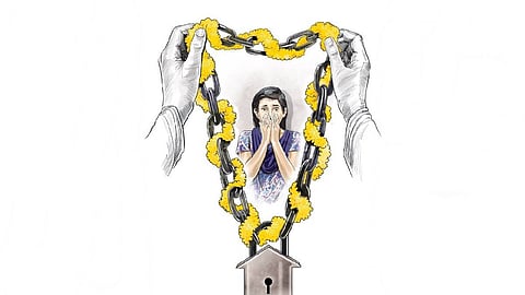 Image of child marriage used for representative purpose.