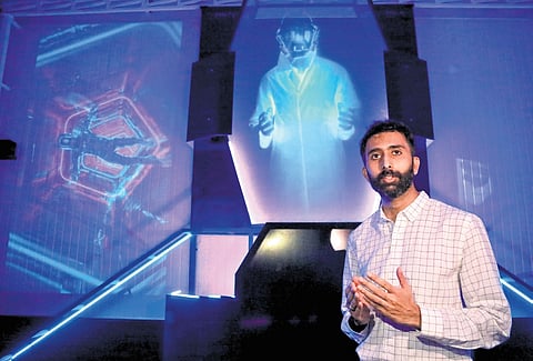 Changez Khan, founder of Dynimated, speaks about the museums and interactive design gallery set up in the new unit at Alangad in Kochi