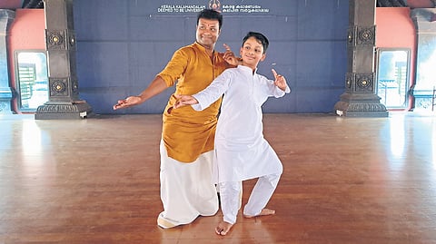 RLV Ramakrishnan and his student Daniel.