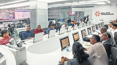 RTGS Deputy CEO M Madhuri welcomed the delegation and presented an overview of RTGS’s functioning.