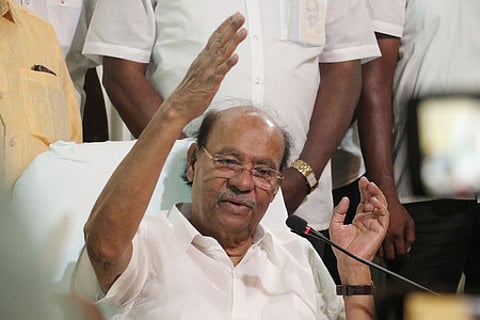 The PMK founder confirmed the appointment of key office-bearers, including GK Mani as honorary president and his son Anbumani Ramadoss as working president, have been officially submitted to the Election Commission.