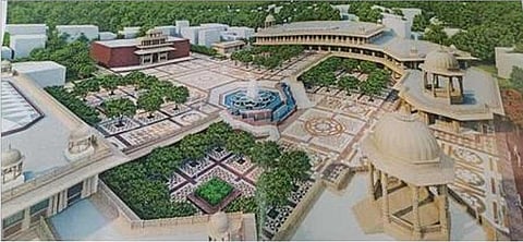 Banke Bihari Temple Corridor