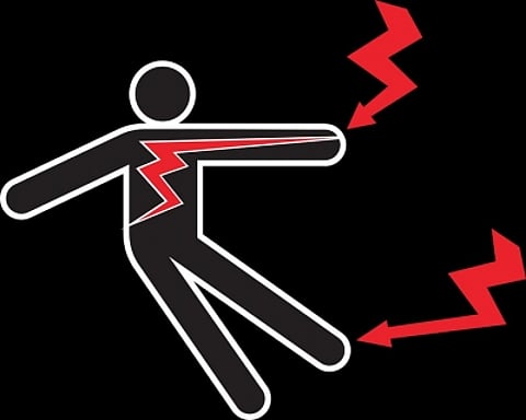 Nandakumar was electrocuted when he tried to retrieve the sweater using a floor map
