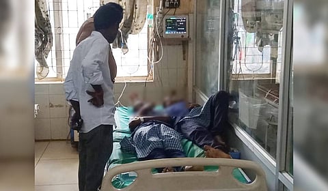 Sources said the students were being treated at the hospital and that they are stable as of Friday evening.