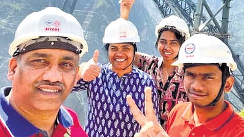 Madhavi Latha led multiple projects, including her pivotal role as a geo-technical consultant for the Northern Railway’s consultancy firm, AFCONS, in the Chenab Arch Railway Bridge construction.