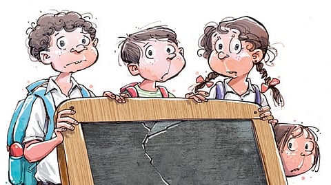 Visually impaired students in different districts who now rely on second-hand textbooks or recordings of the teachers reading the lessons to learn.