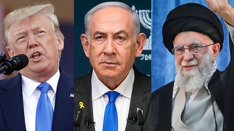 Trump Netanyahu Khomeini
