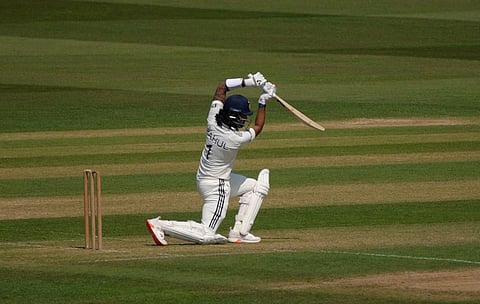 India opener KL Rahul during intra-squad game