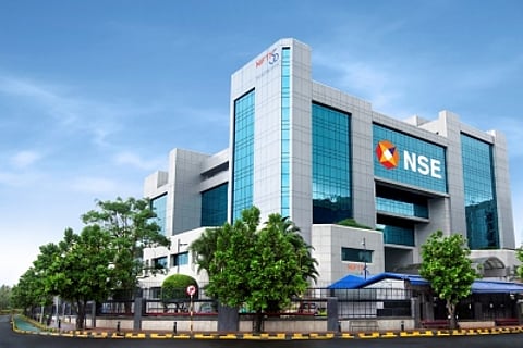 NSE building in at Bandra-Kurla Complex, Mumbai.