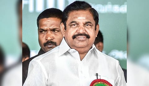 AIADMK general secretary Edappadi K Palaniswami.
