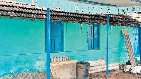 Revenue records show the school property at Velayuthampalaya village near Avinashi is on government land.