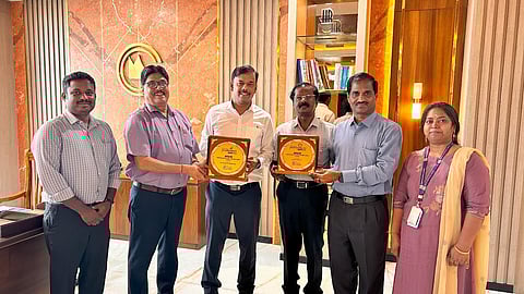 M A Siddique, managing director of CMRL, received the awards at a ceremony attended by other senior officials including director (Projects) T Archunan, director (Finance) S Krishnamoorthy, and chief advisor (Environment & Gender) Dr Rajeev K Srivastava.