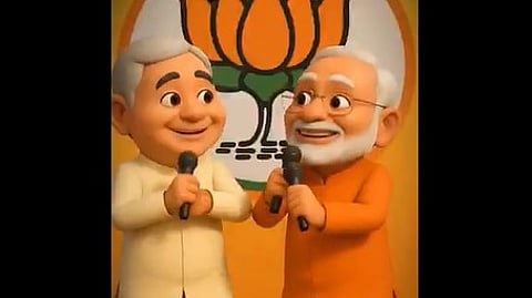 RJD supremo Lalu Prasad hit back at the former, saying that people should remain alert over a “heavy rain of lies, false promises and illusions.”