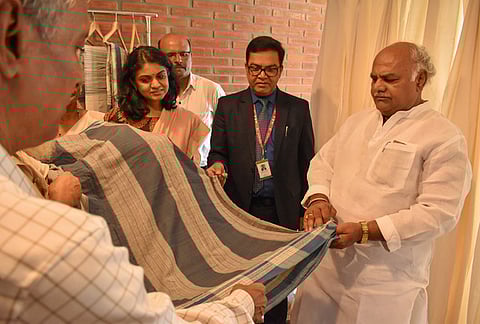 Karnataka Minister for Handloom and Textiles Shivanand Patil.
