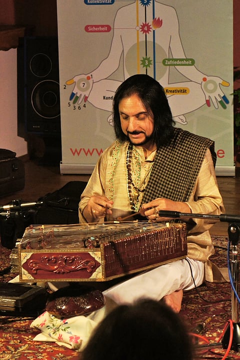 Santoor maestro late Pandit Bhajan Sopori