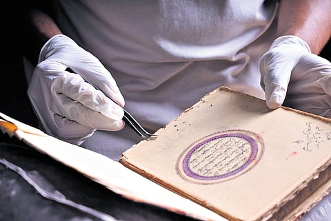 Manuscript restoration