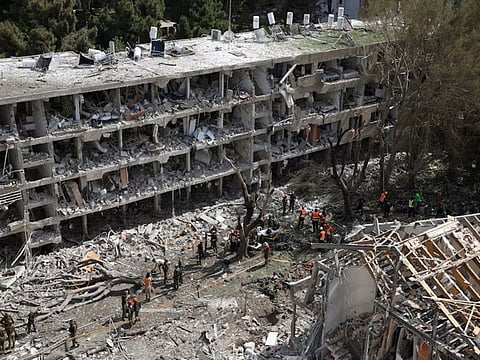 The Israeli military said Tuesday that Hezbollah "launched several rockets" towards soldiers stationed in south Lebanon and that the military struck the launcher in response.