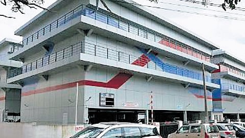 The multi-level car parking facility near Palayam market