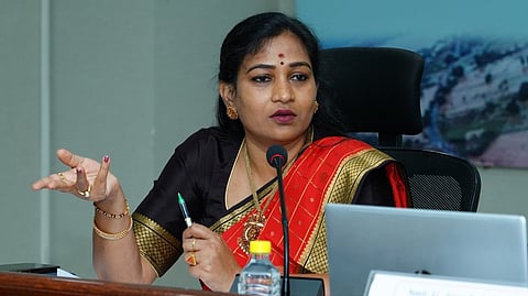 Andhra Pradesh Home and Disaster Management Minister Vangalapudi.