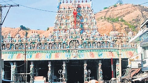 The Thiruparankundram Murugan Temple in Madurai
