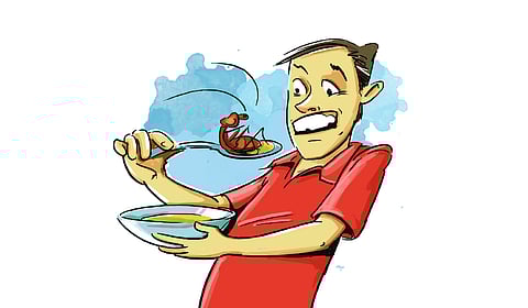 This incident comes just days after a case was reported at the Government Tiruvarur Medical College Hospital, where a private canteen was sealed on June 20 after a lizard was found in sambar served with idlis.